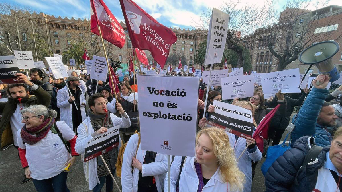Read more about the article 9.500 Ärzte demonstrierten in Barcelona