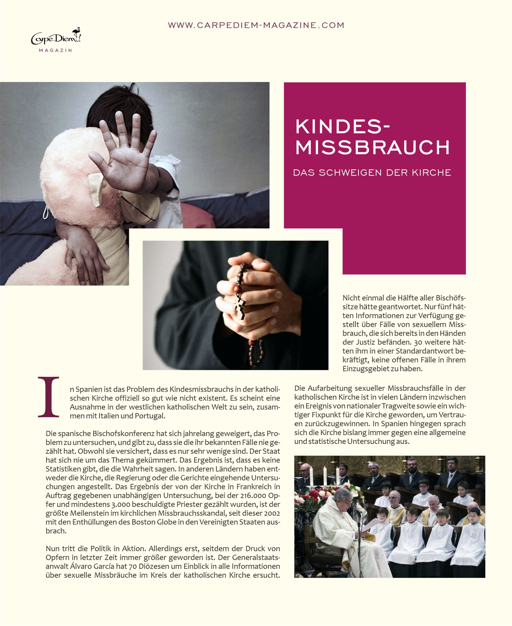 Read more about the article Kindesmissbrauch – Das Schweigen der Kirche
